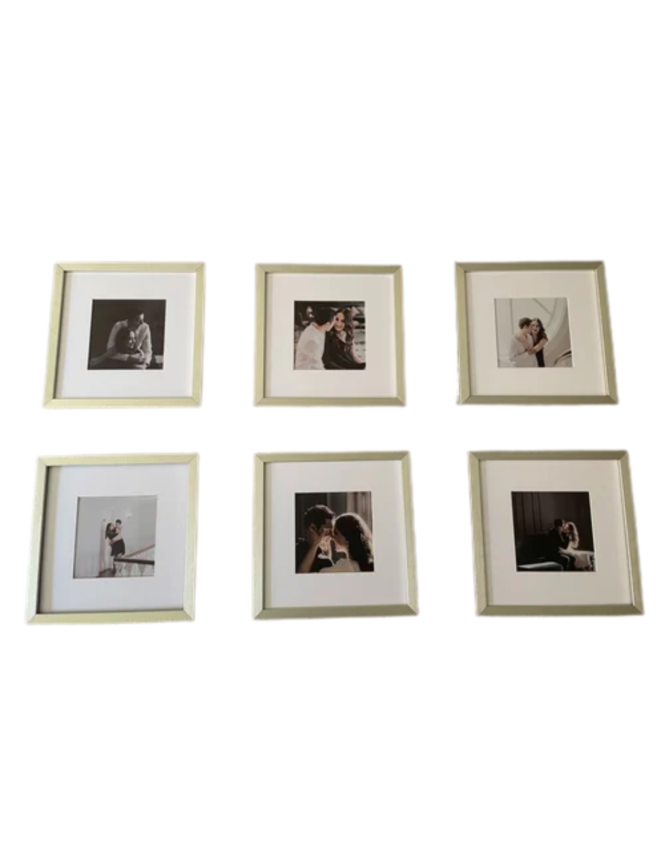 Set 6 Marcos Para Fotografía 15x15cm Con Marialuisa