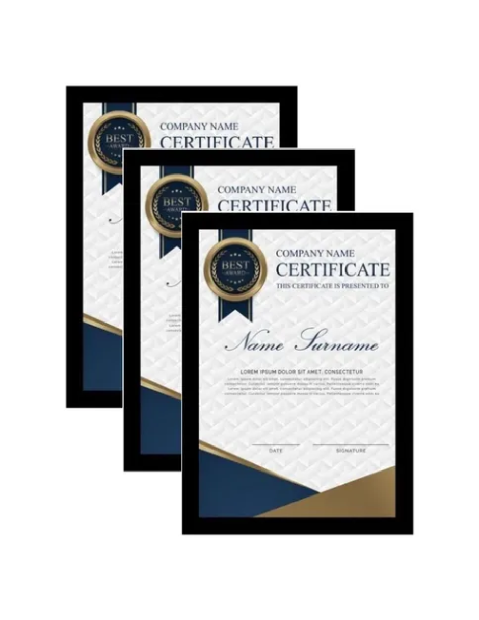 3 Marcos Para Título 30x40