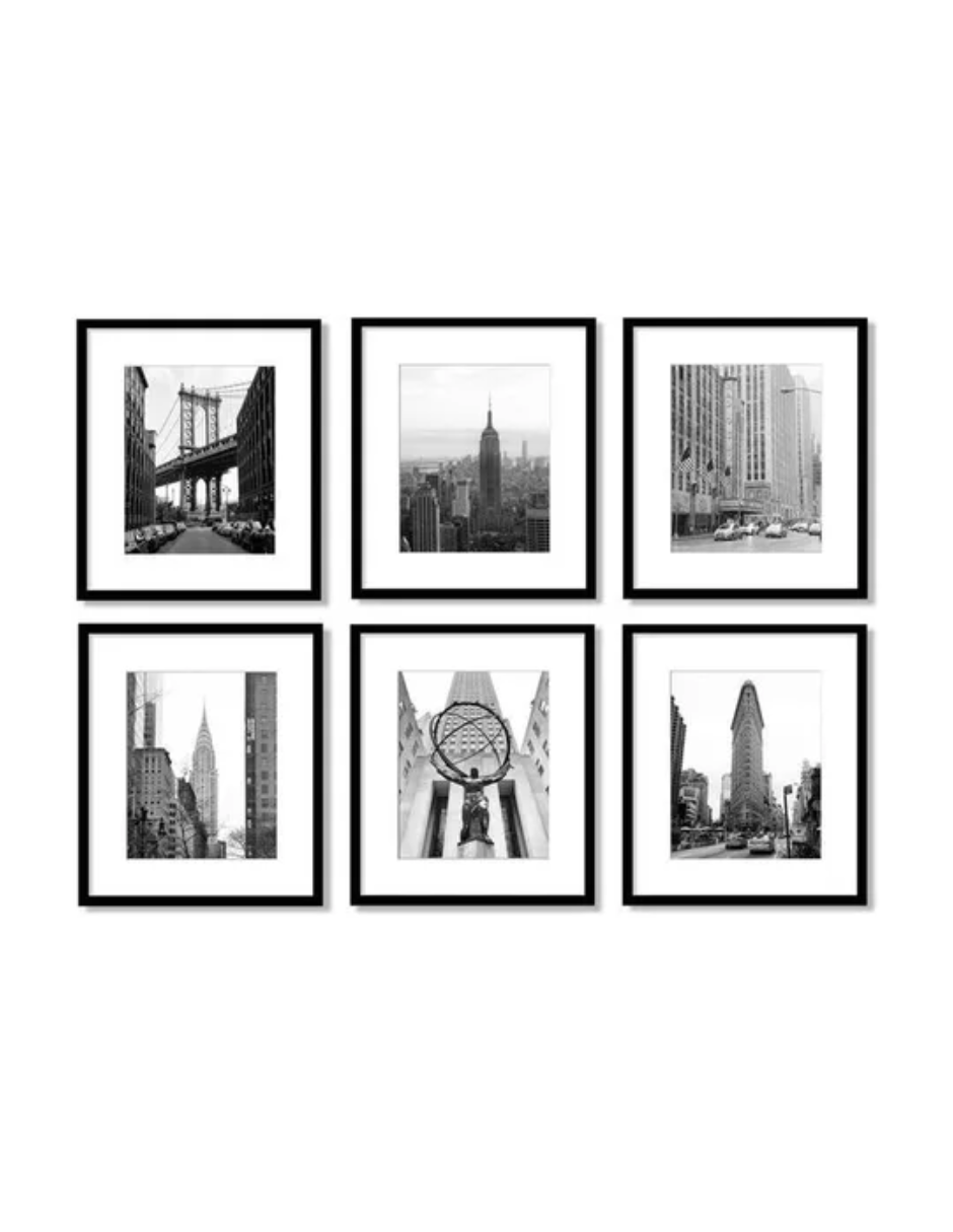 Set 6 Marcos Para Fotografía 50x50cm Con Marialuisa