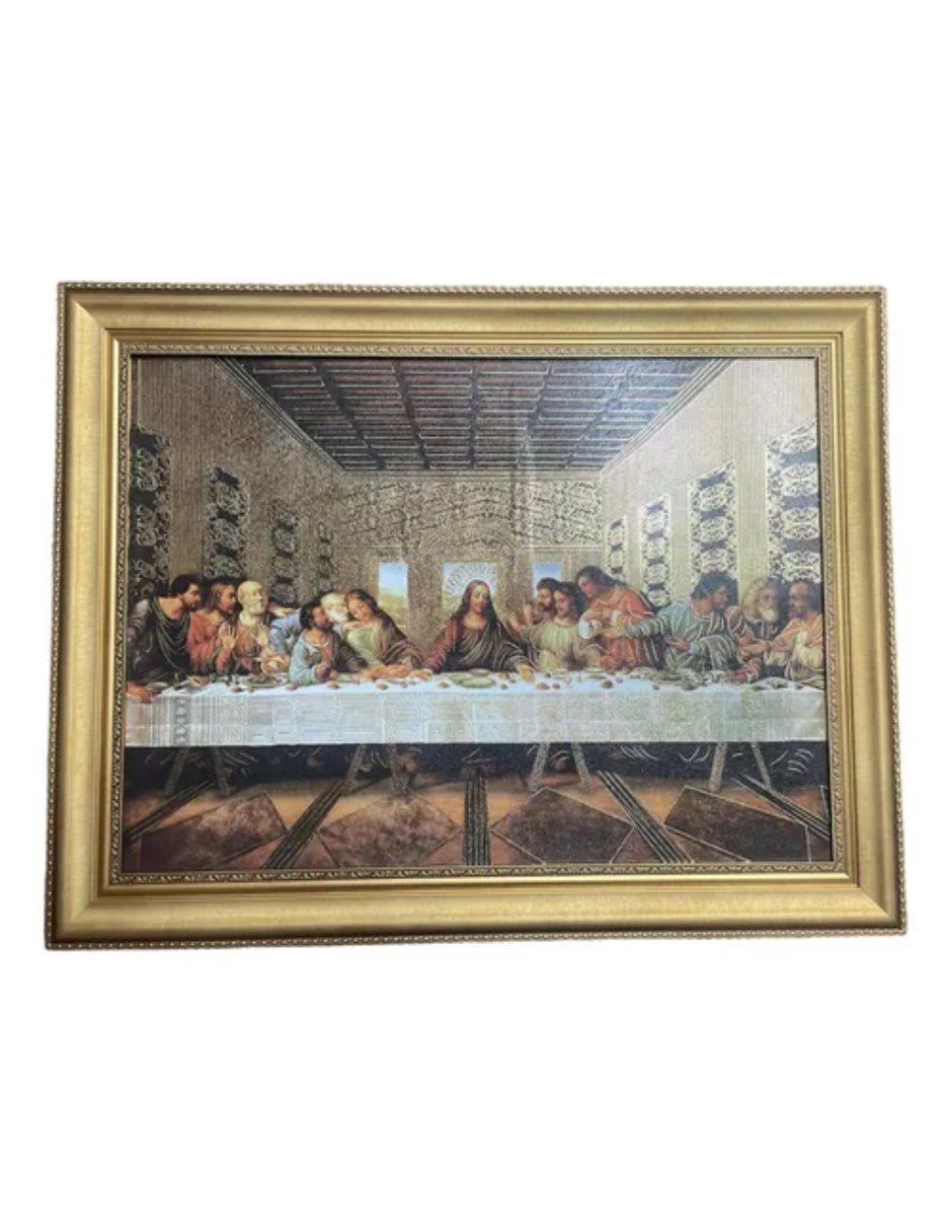 Cuadro Ultima Cena Da Vinci 63x81