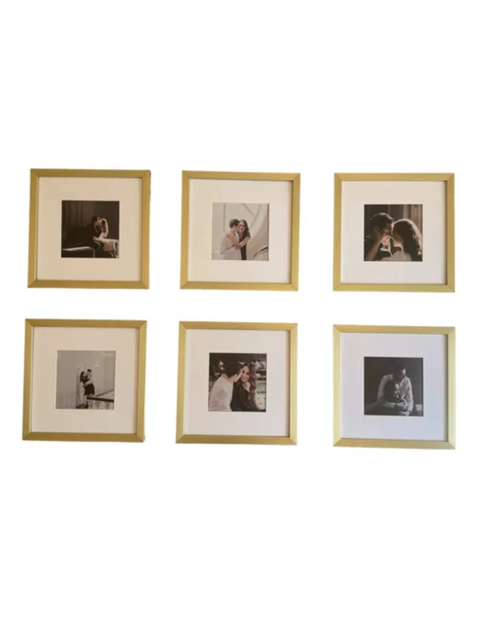 Set 6 Marcos Para Fotografía 50x50cm Con Marialuisa