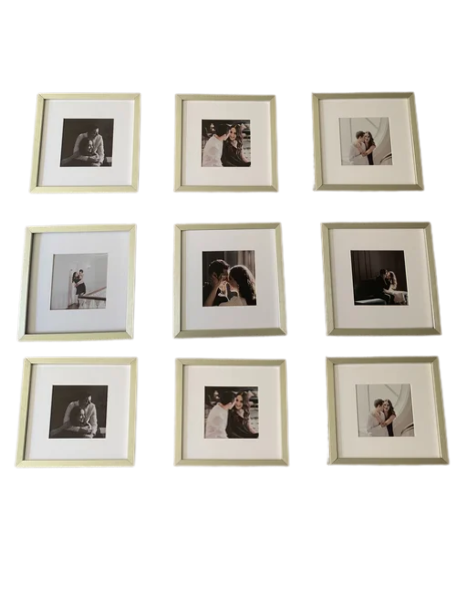 Set 9 Marcos Para Fotografía 50x50cm Con Marialuisa