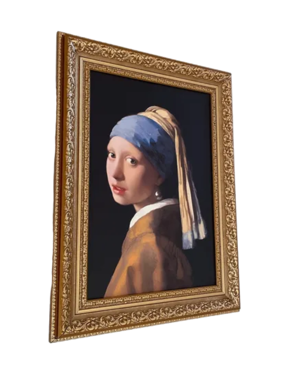 Cuadro La Joven De La Perla