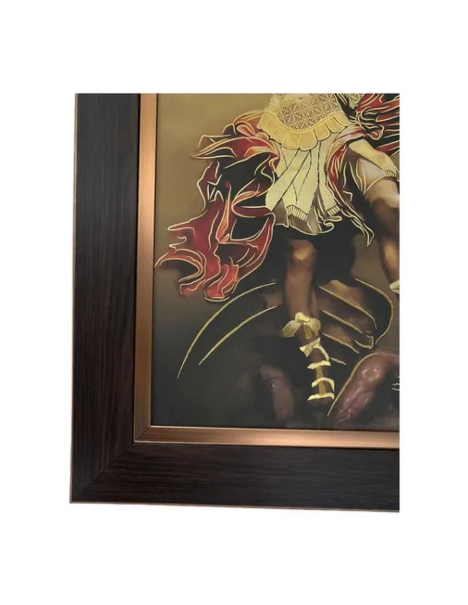 Cuadro San Miguel Arcángel 36x48cm Marco Liso