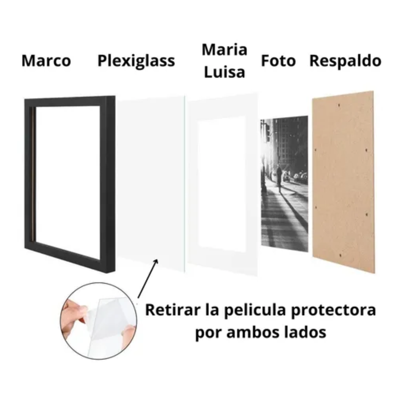 Marco Para Póster 36x64