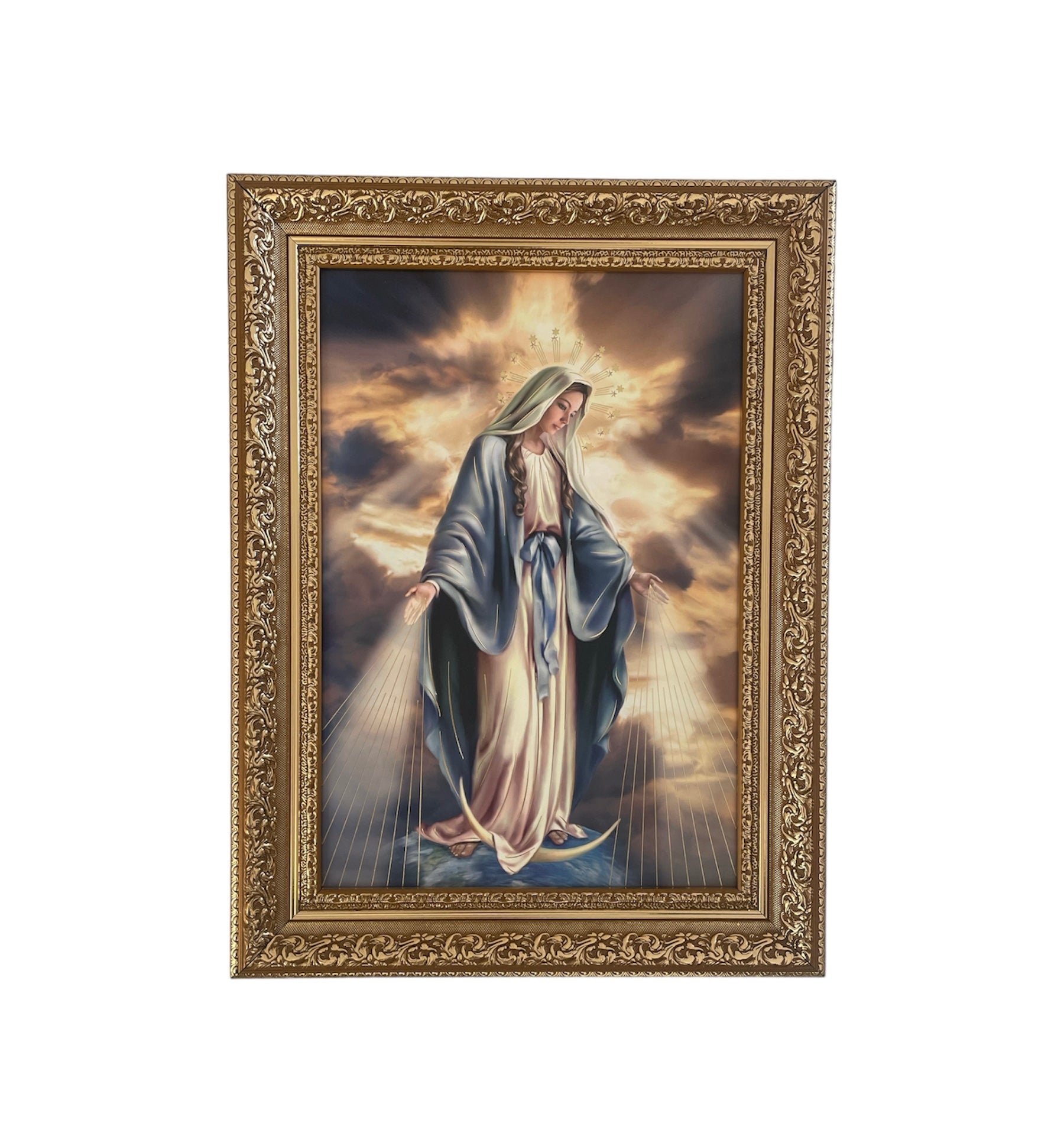 Cuadro Virgen De La Medalla Milagrosa 38x50
