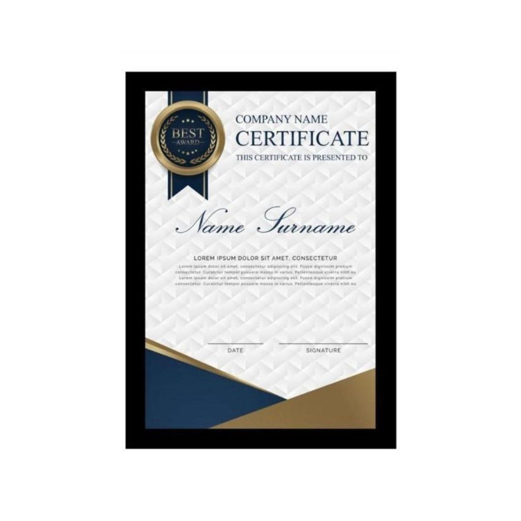 Marco Para Título Profesional 28x43 Doble Carta