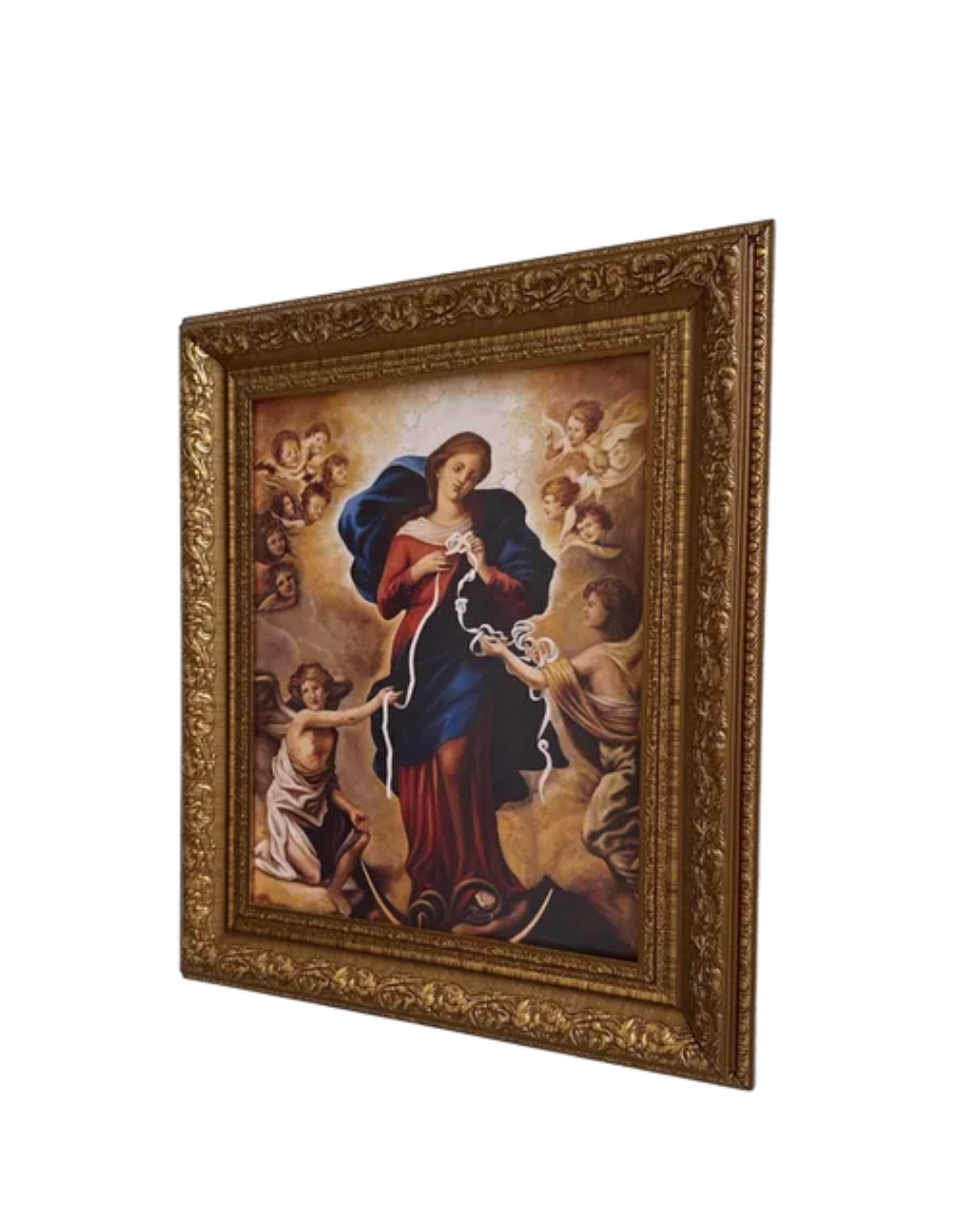 Cuadro Virgen Desatanudos 29x34