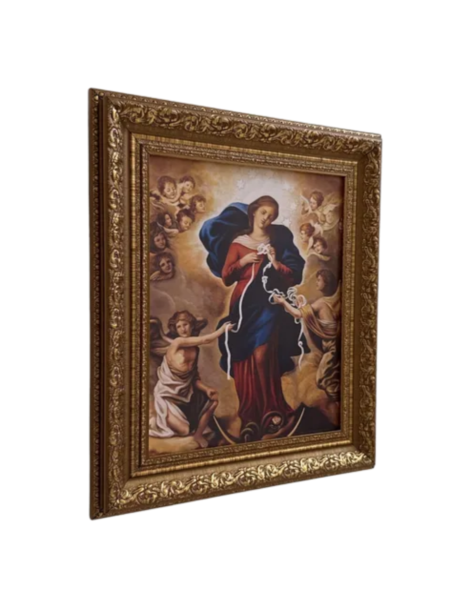 Cuadro Virgen Desatanudos 29x34