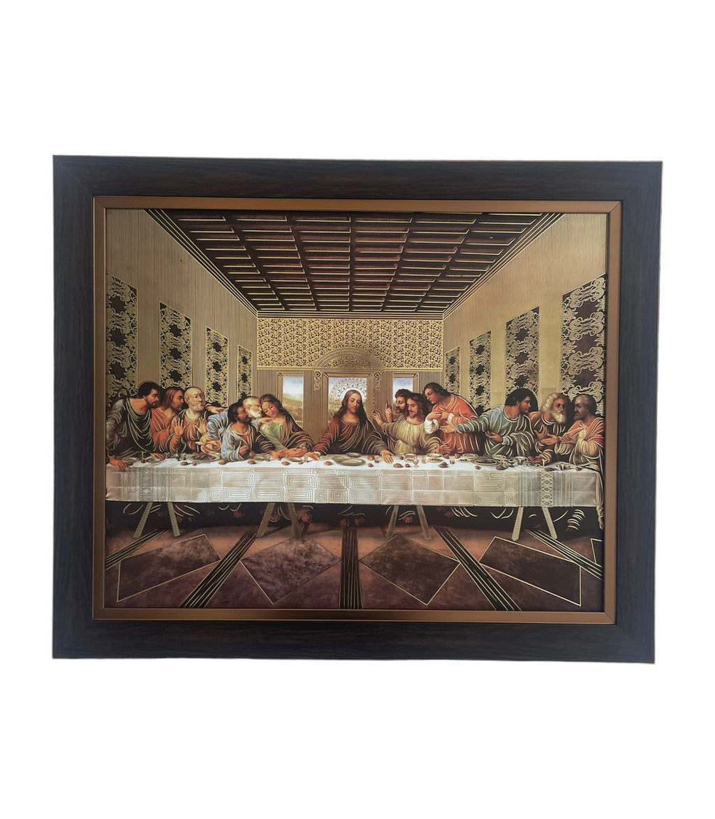Cuadro Ultima Cena Da Vinci 48x58cm