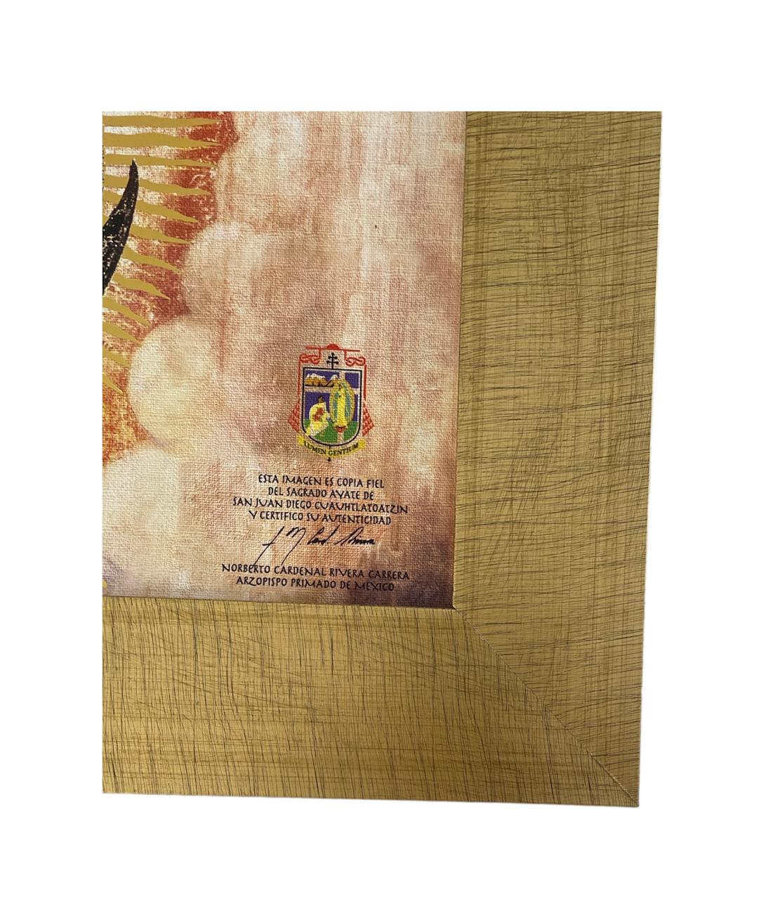 Cuadro Virgen De Guadalupe 63x81cm