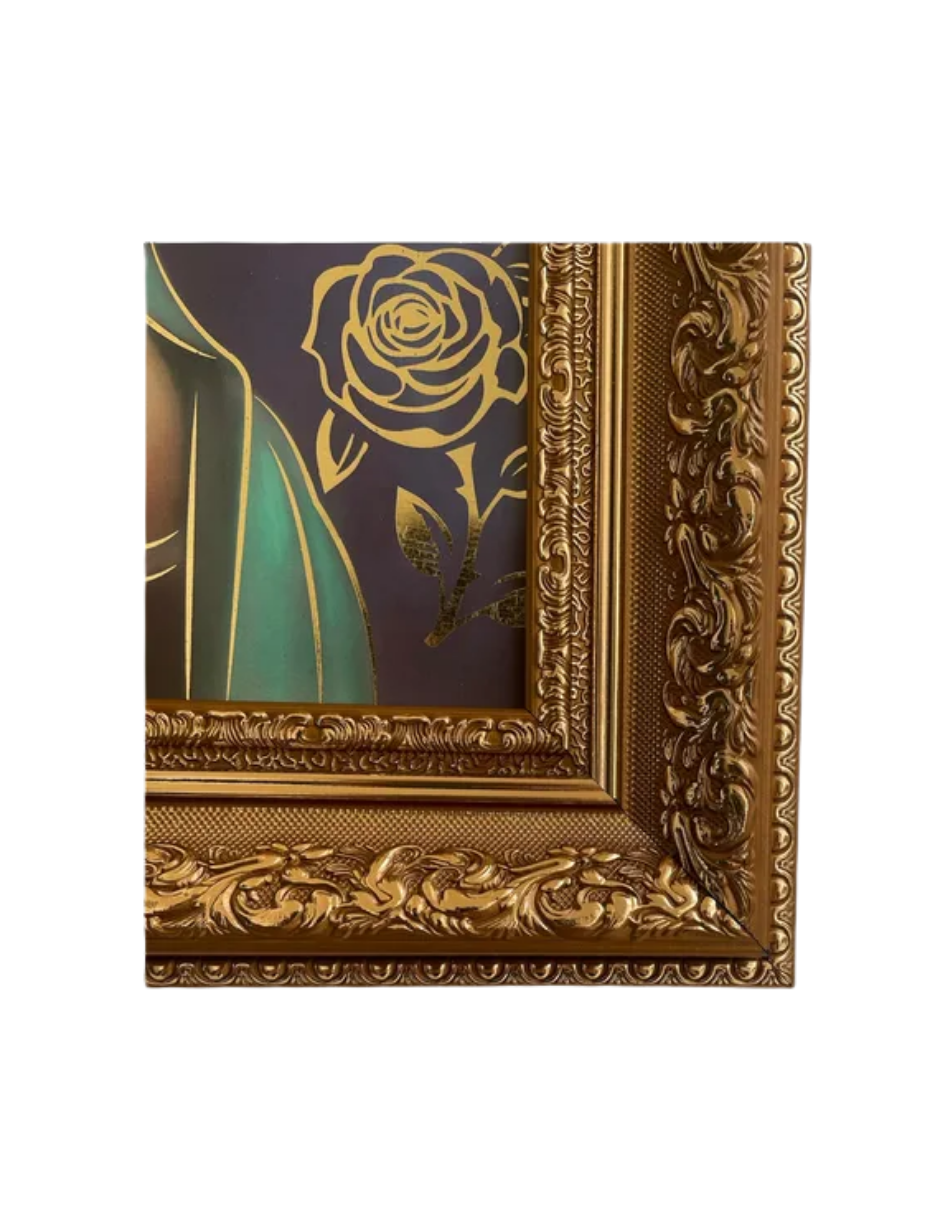 Cuadro Rosa Mística 38x50cm