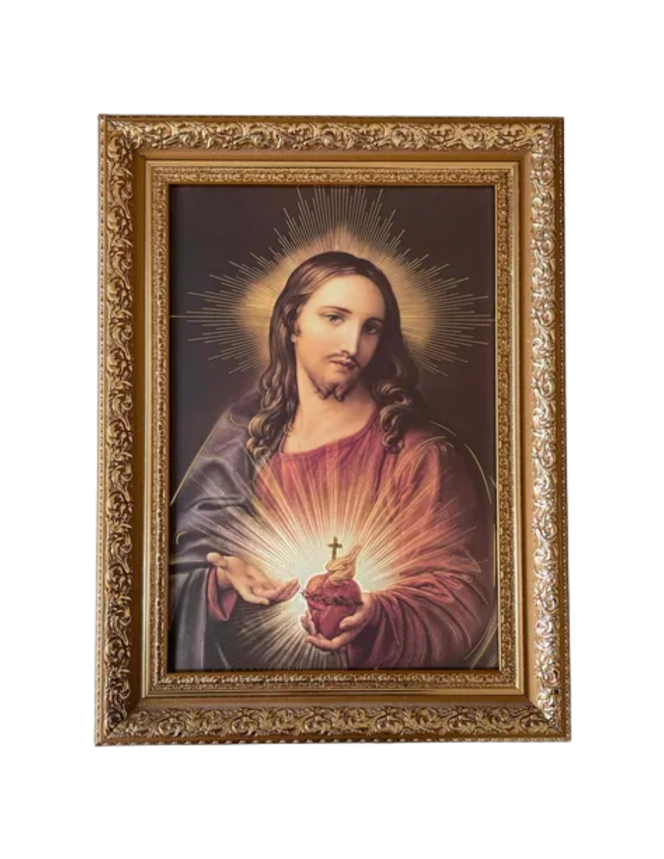 Cuadro Sagrado Corazón De Jesus 38x50
