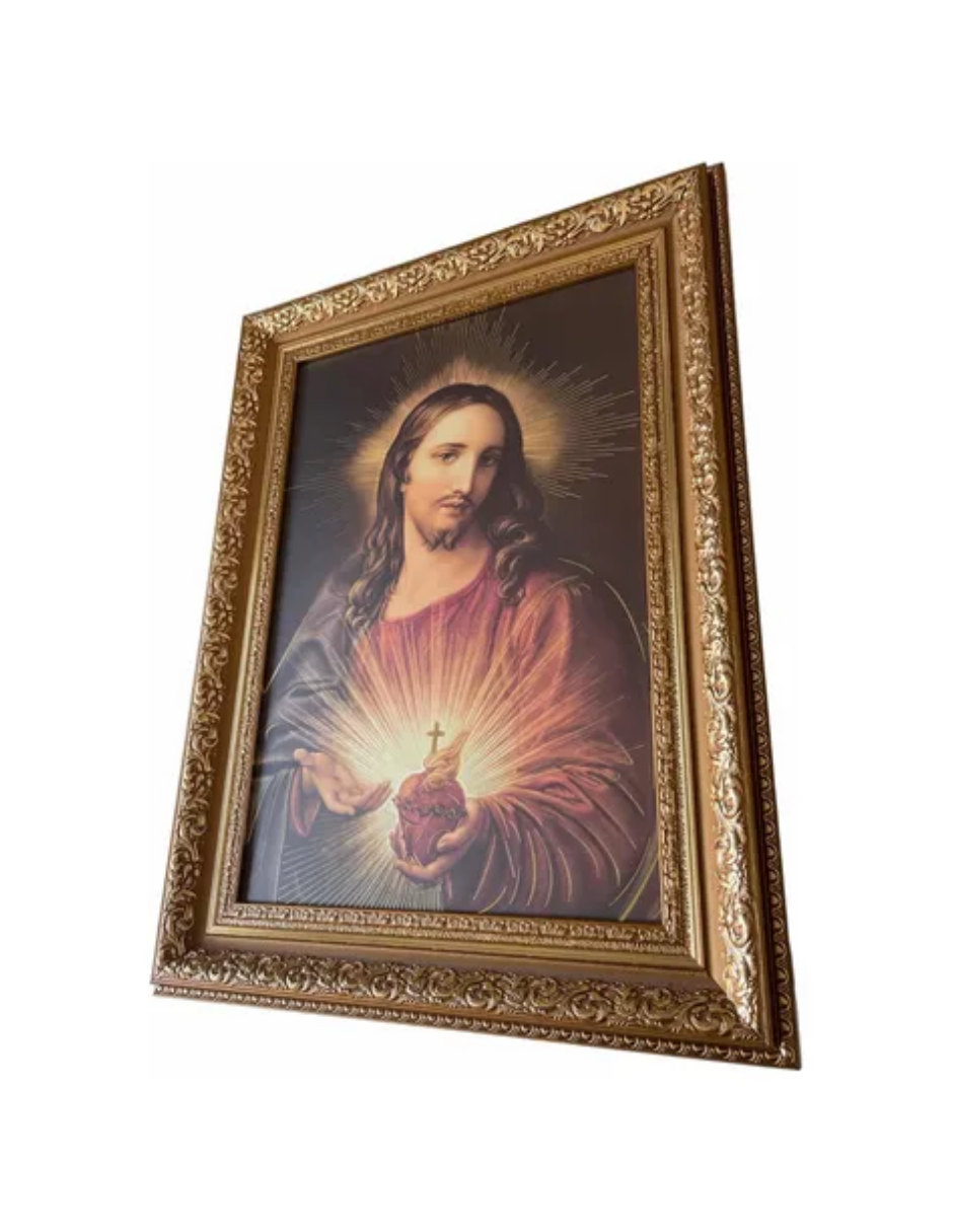 Cuadro Sagrado Corazón De Jesus 38x50