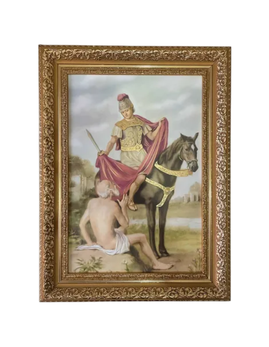 Cuadro San Martín Caballero 38x50