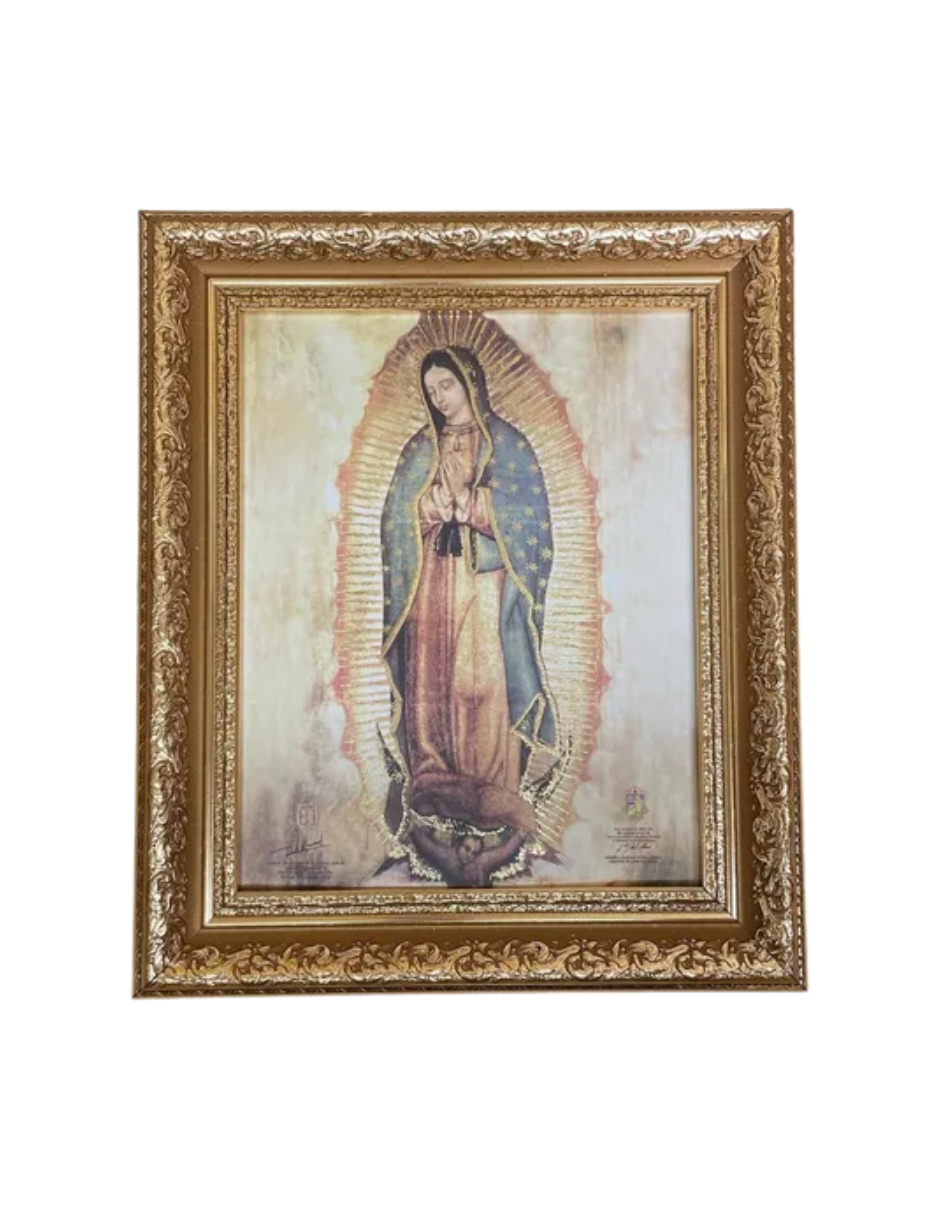 Cuadro Virgen De Guadalupe  29x34