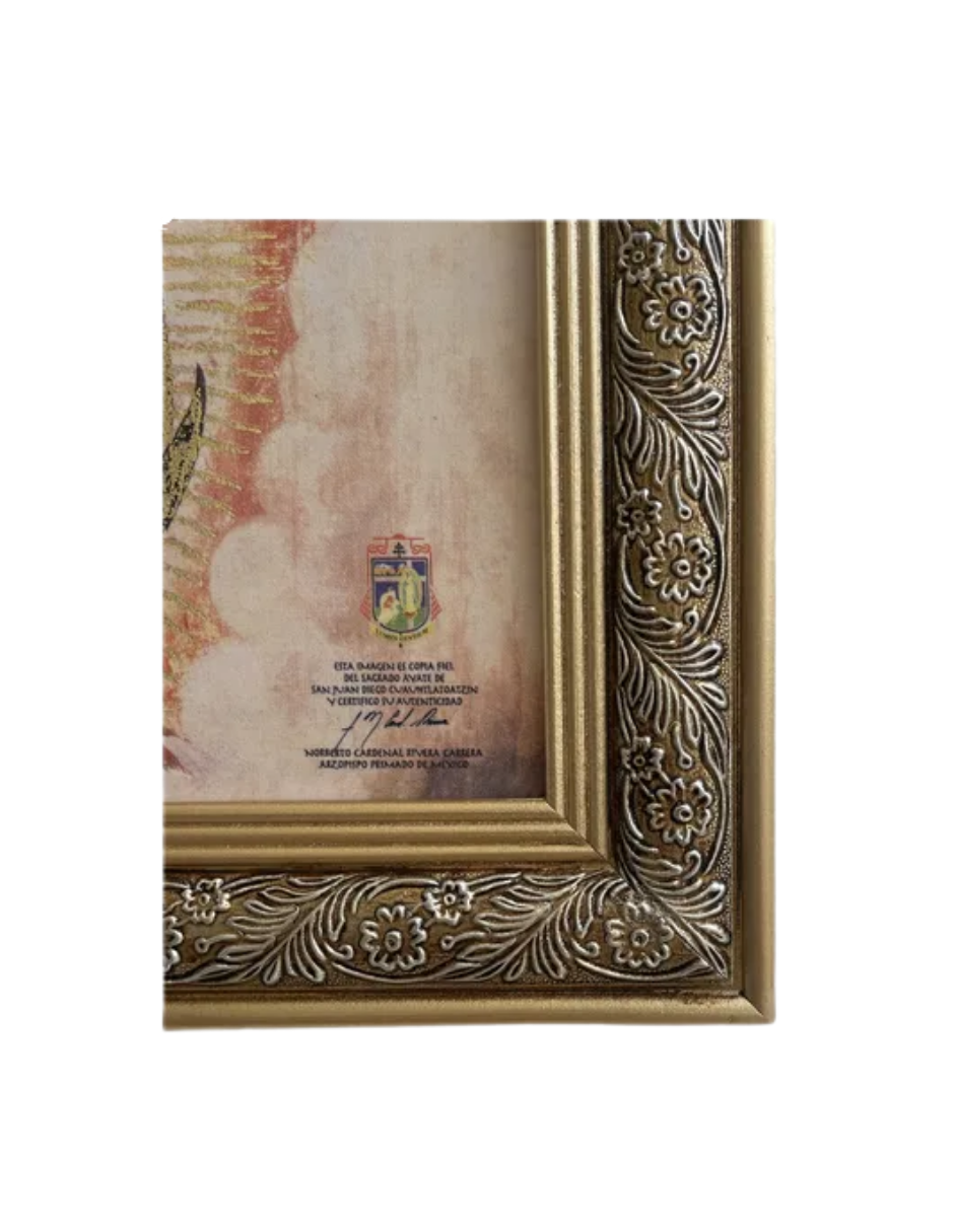 Cuadro Virgen De Guadalupe  29x34