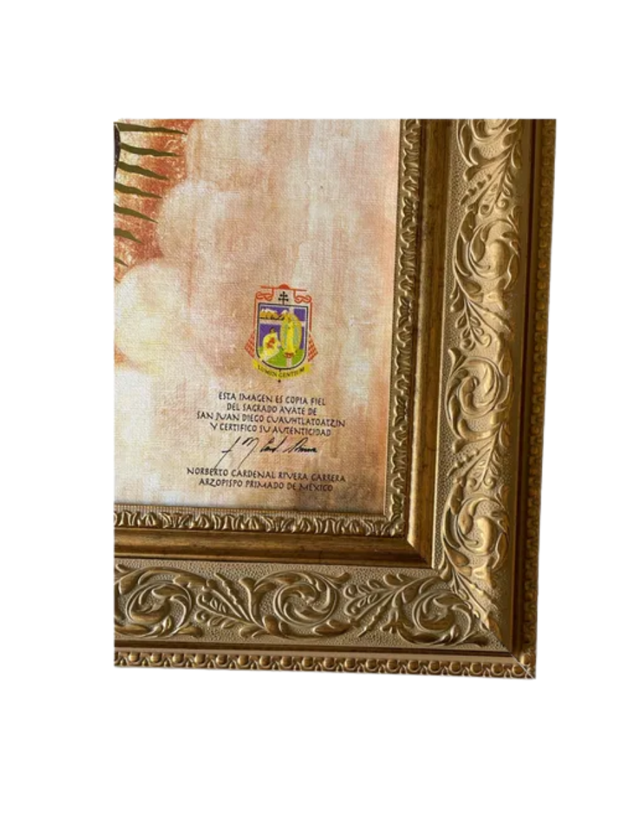 Cuadro Virgen De Guadalupe 63x81